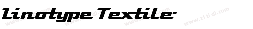 Linotype Textile字体转换